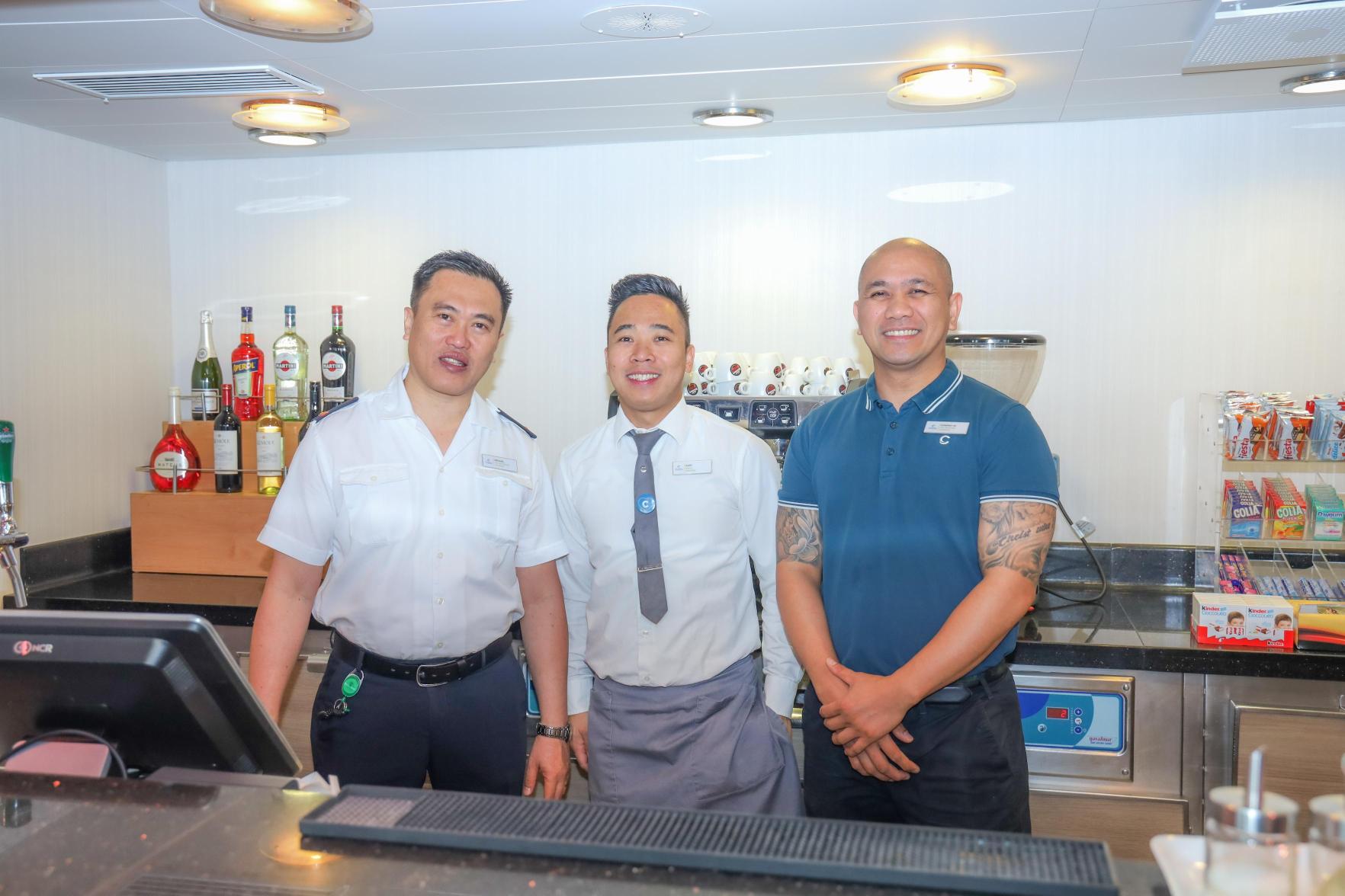 Costa Fortuna cruise ship crew bar.jpg